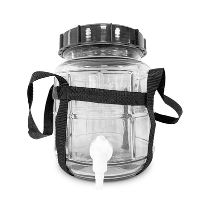 Handcraft Wide Mouth Glass Fermenter with Tap 5L (Small Glass Carboy) – photo 3