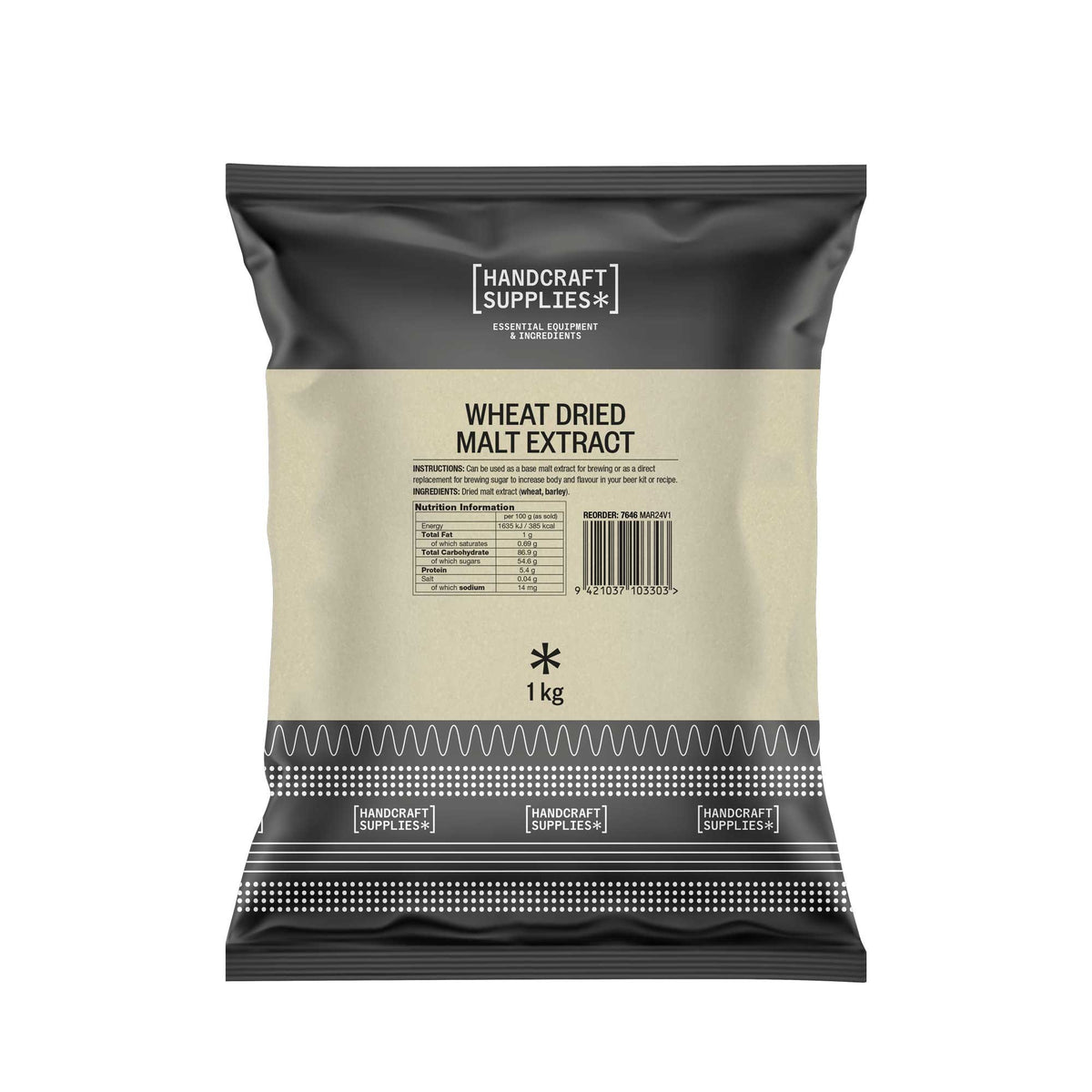 Handcraft Supplies Wheat Dried Malt Extract 1kg – main product photo