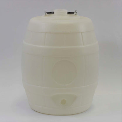 5 Gal Basic White Barrel with 8g Pin Valve Cap – supplier photo