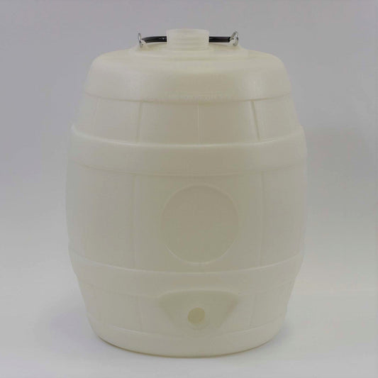 5 Gal Basic White Barrel with 8g Pin Valve Cap – supplier photo