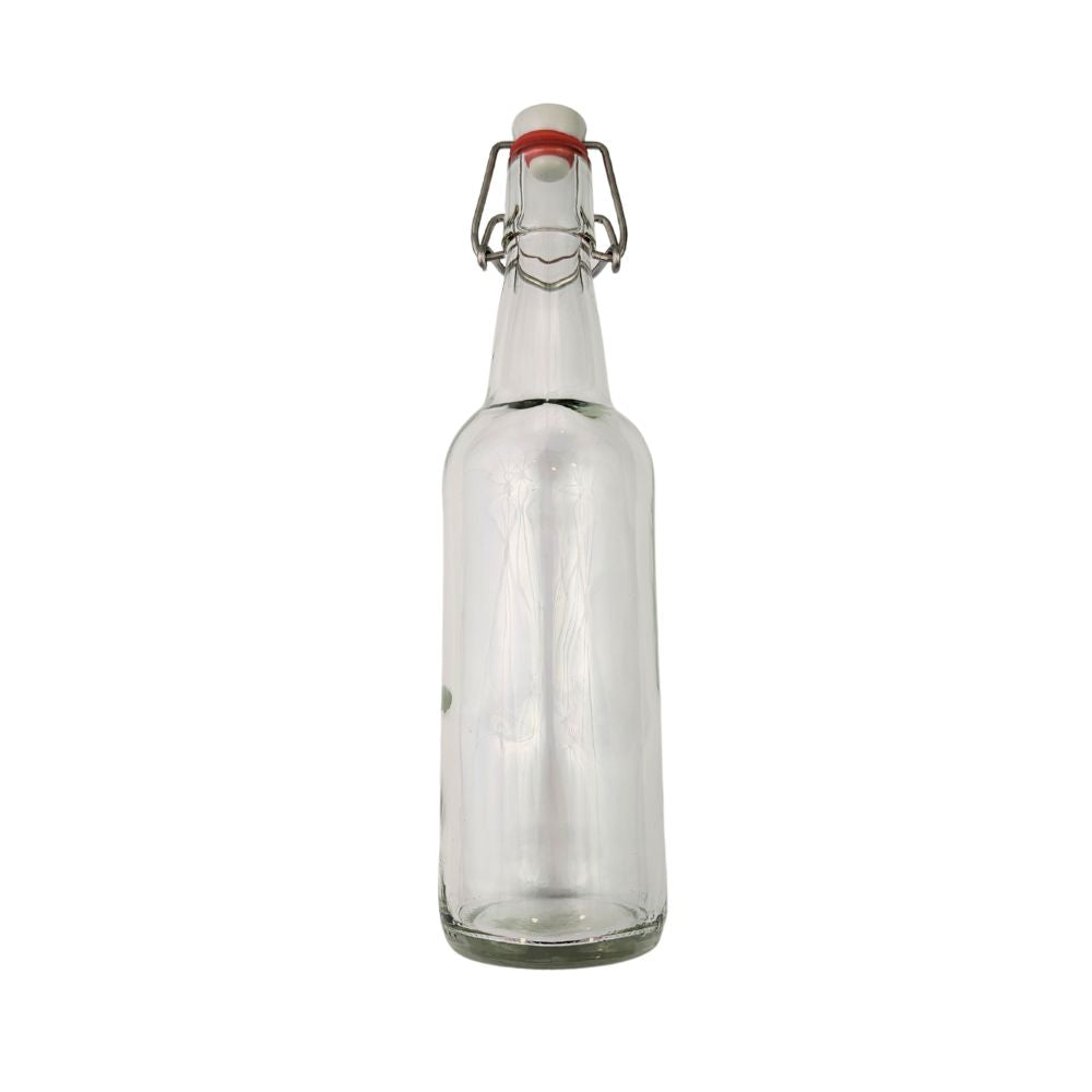 500ml Swing Top Bottles - Clear (12 pack) – supplier photo 1