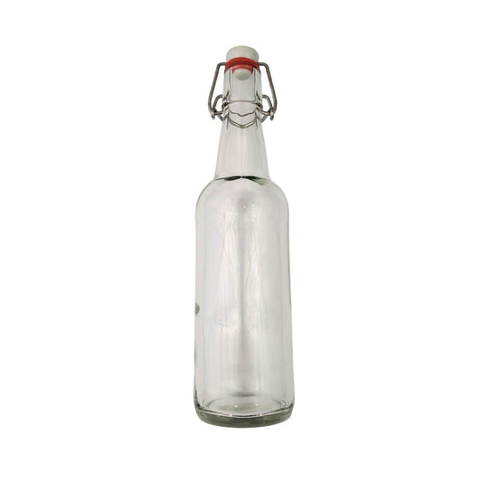 500ml Swing Top Bottles - Clear (12 pack) – supplier photo 1