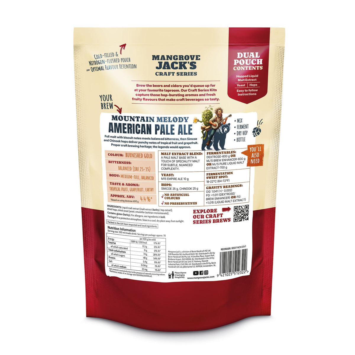 Mangrove Jacks Craft Series - American Pale Ale Home Brew Kit – supplier photo 2