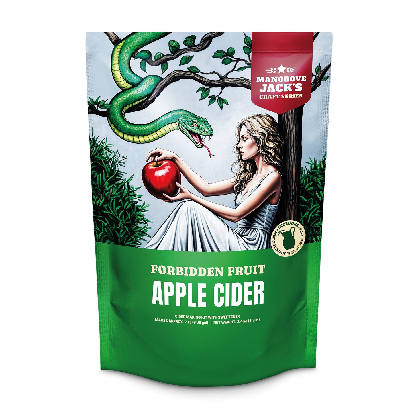 Mangrove Jack's Craft Series Apple Cider 2.4kg home brew cider kit pouch