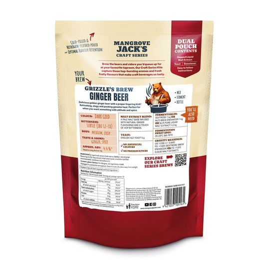 Mangrove Jacks Craft Series Ginger Beer – supplier photo