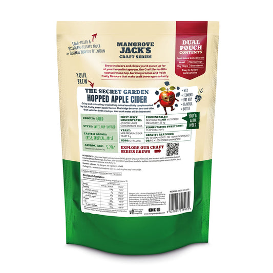 Mangrove Jack's Craft Series - Dry Hopped Apple Cider Home Brew Kit – supplier photo 2