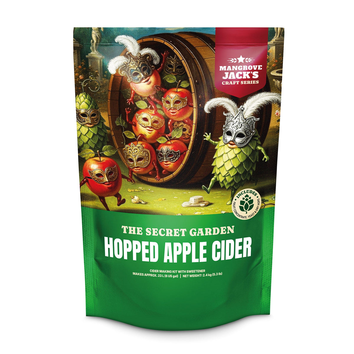 Mangrove Jack's Craft Series - Dry Hopped Apple Cider Home Brew Kit – supplier photo 1