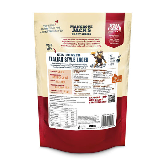 Mangrove Jacks Craft Series Italian Style Lager – supplier photo
