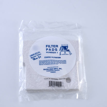 Buon Vino Mini Jet Coarse Filter Pads No1 - Pack Of 3 – supplier photo