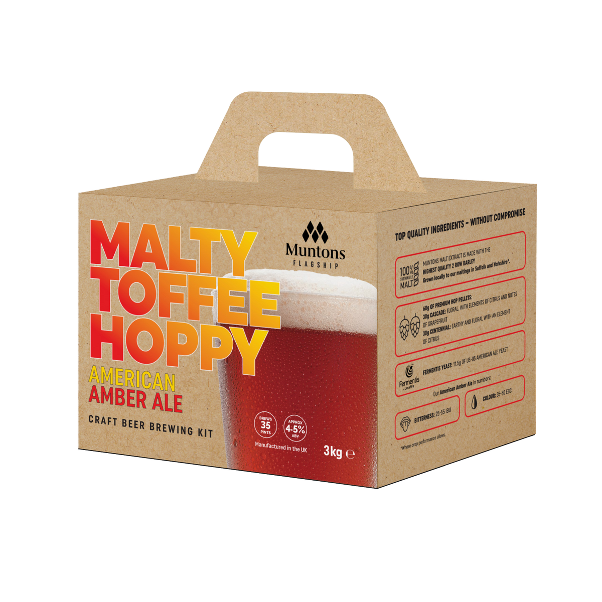 Muntons Flagship American Amber Ale Home Brew Kit – supplier photo