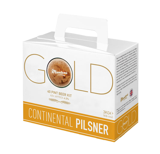 Muntons Gold Continental Pilsner 3kg Home Brew Kit – supplier photo