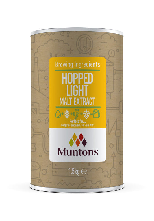 Muntons Hopped Light Malt Extract 1.5kg - Best Before 05/2026 Clearance