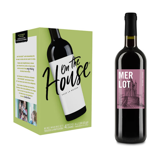 On The House Merlot Wine Kit – supplier photo