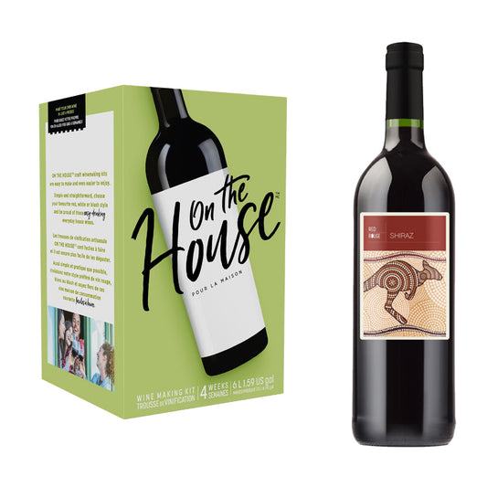 On The House Shiraz Wine Kit – supplier photo