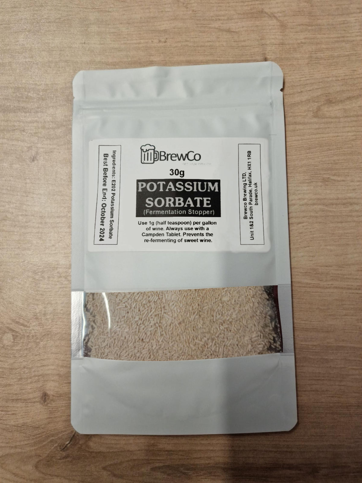 Brewco Potassium Sorbate 30g