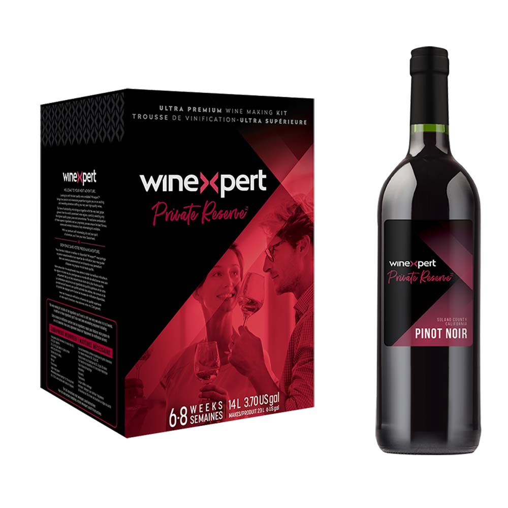 Winexpert Private Reserve Pinot Noir Solano California wine kit