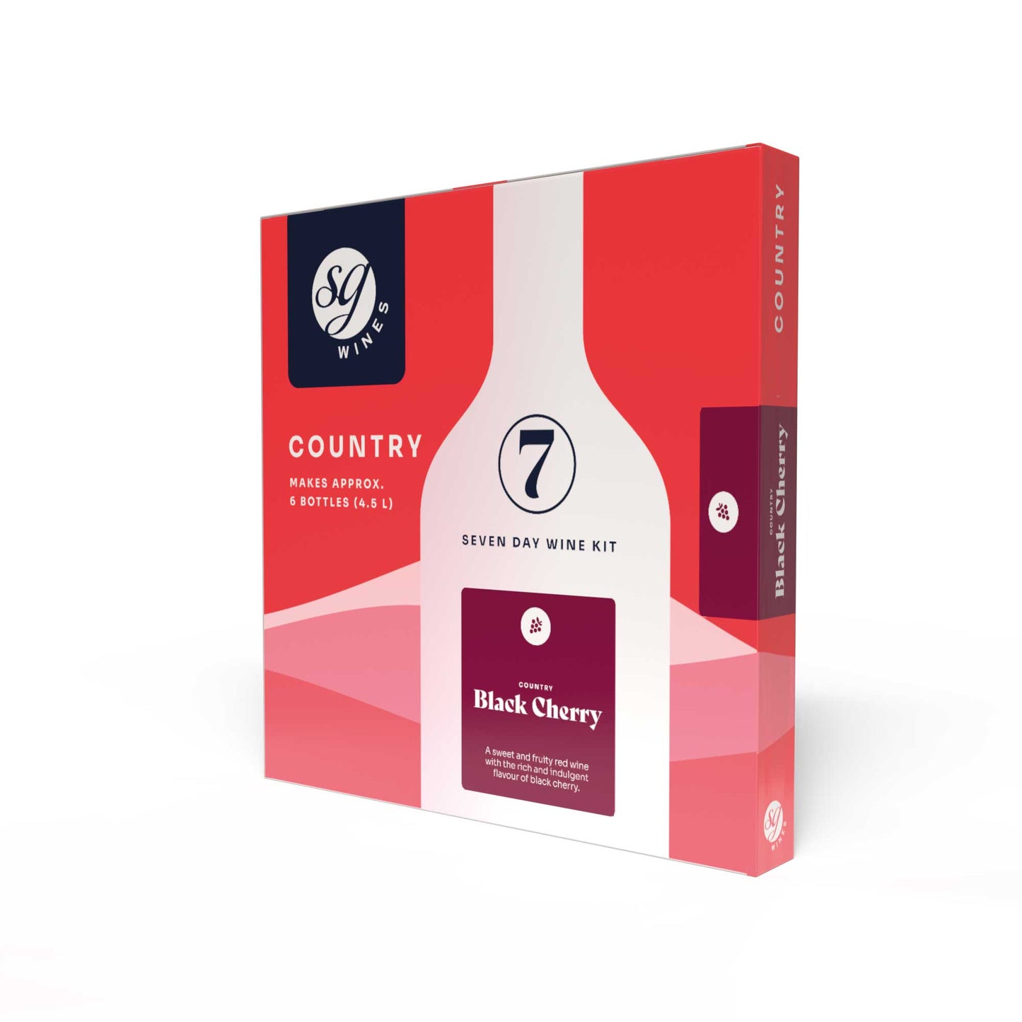 SG Wines Country 6 Bottle Black Cherry Wine Kit