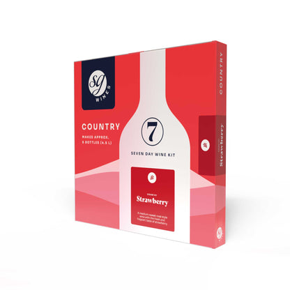 SG Wines Country 6 Bottle Strawberry Wine Kit – main product photo