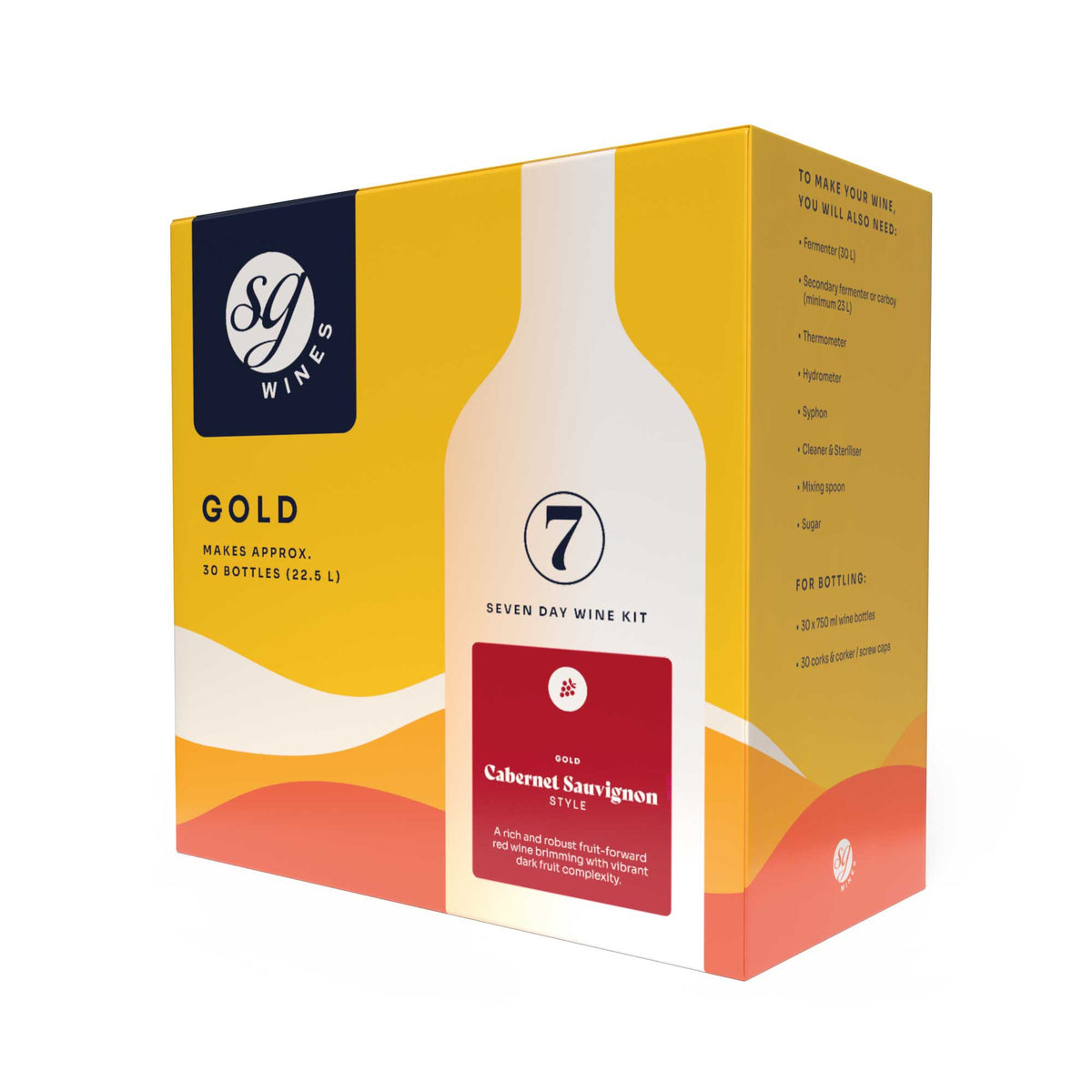 Solomon Grundy Gold - 30 bottle Wine Kit Range – carton
