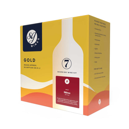 SG Wines Gold 30 Bottle Shiraz Wine Kit – carton