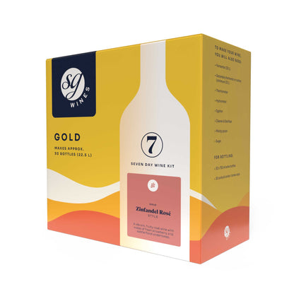 SG Wines Gold 30 Bottle Zinfandel Rosé Wine Kit – carton