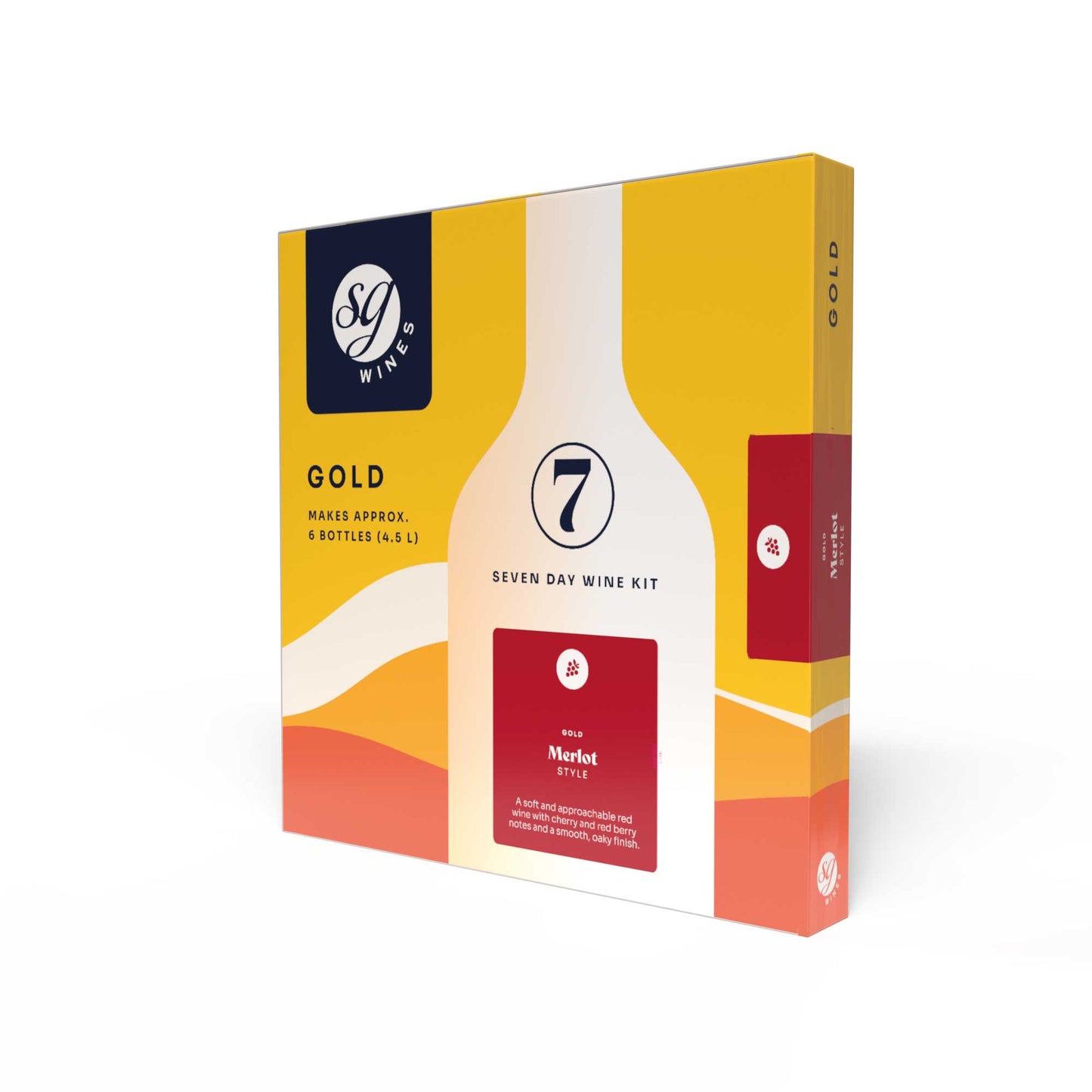 SG Wines Gold 6 Bottle Merlot Wine Kit