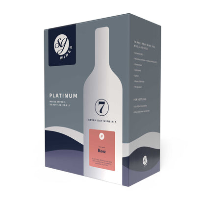SG Wines Platinum Rose Wine Kit – carton