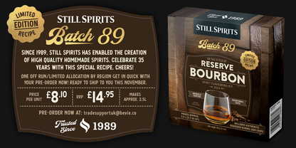 Batch 89 Reserve Bourbon Spirit Flavouring Kit - image 2