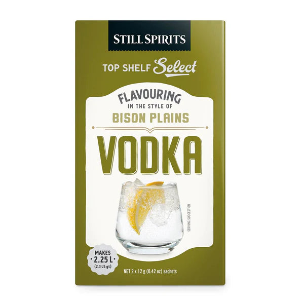 Still Spirits Top Shelf Select Bison Plains Vodka - BBE 03/26