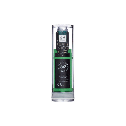 TILT Hydrometer Green — Bluetooth floating hydrometer and thermometer for home brewing