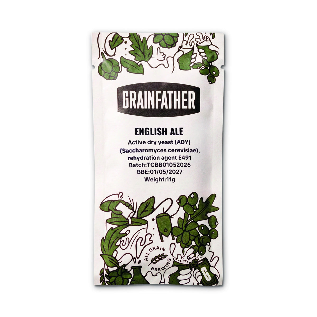 Grainfather Town Crier Best Bitter Grain Kit – yeast sachet