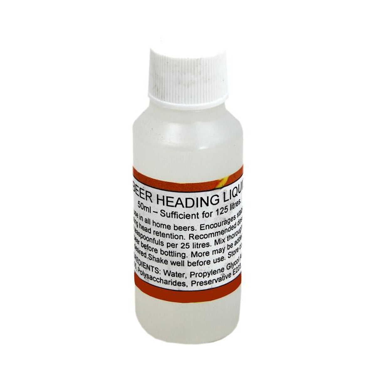 Beer Heading Liquid 50ml (to treat 125 Litres) – main product photo