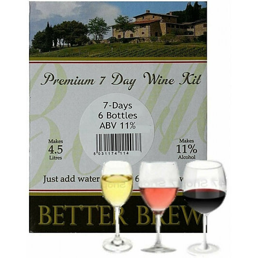 Better Brew Chardonnay 4.5ltr (6 bottles) BBE 12/24