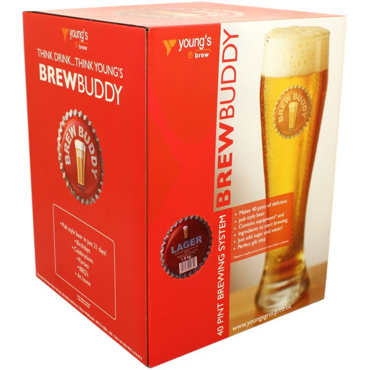 BrewBuddy Starter Kit Lager 40pt – main product photo