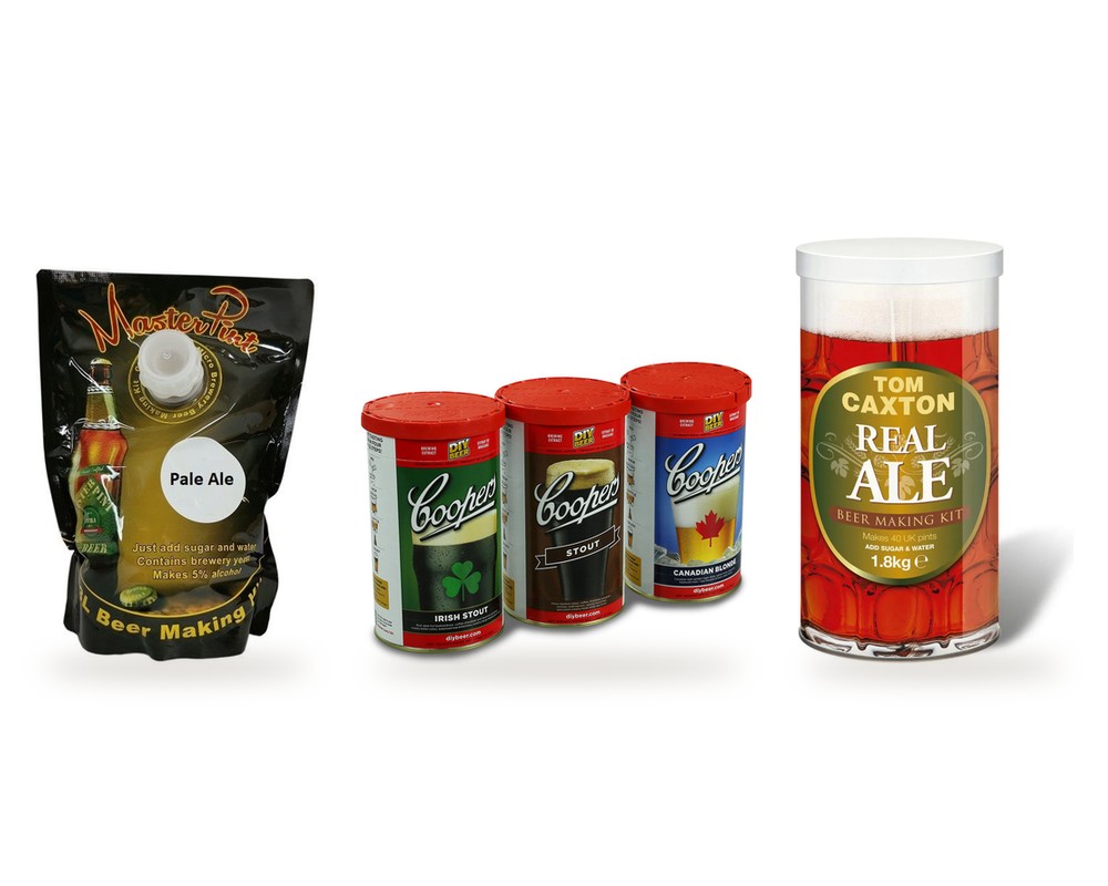 Beer kits: Masterpint, Coopers and Tom Caxton
