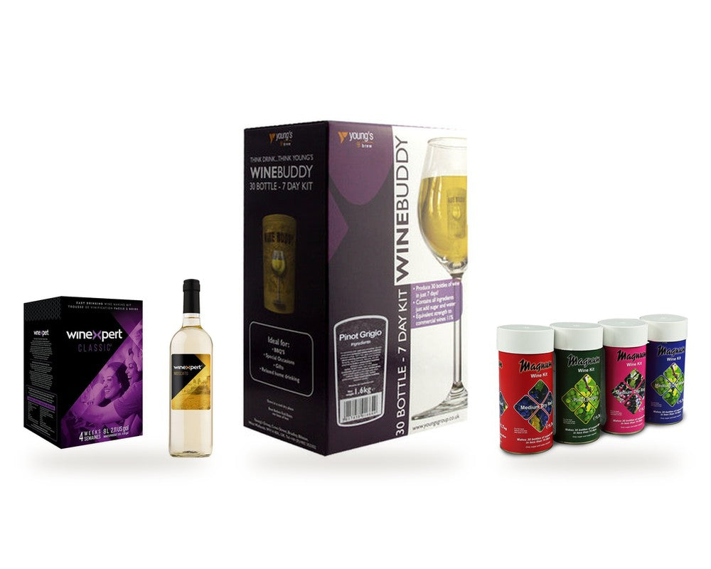 Wine kits: Winexpert Classic, WineBuddy and Magnum