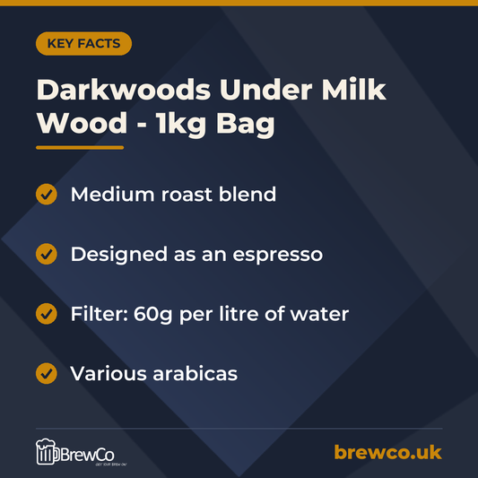 Darkwoods Under Milk Wood - 1kg Bag – key facts