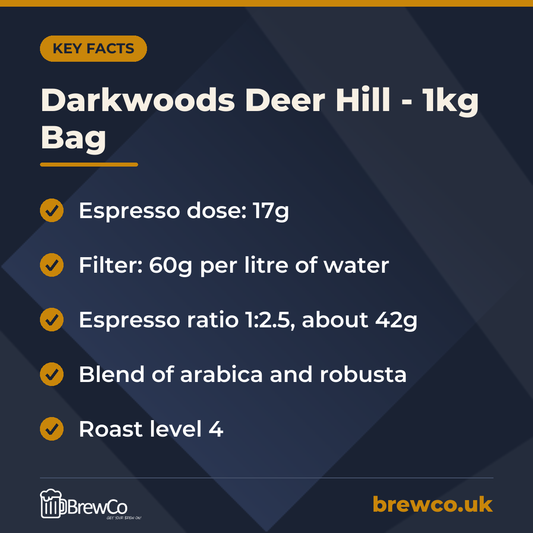 Darkwoods Deer Hill - 1kg Bag – key facts