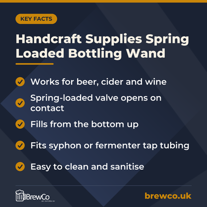 Handcraft Supplies Spring Loaded Bottling Wand – key facts
