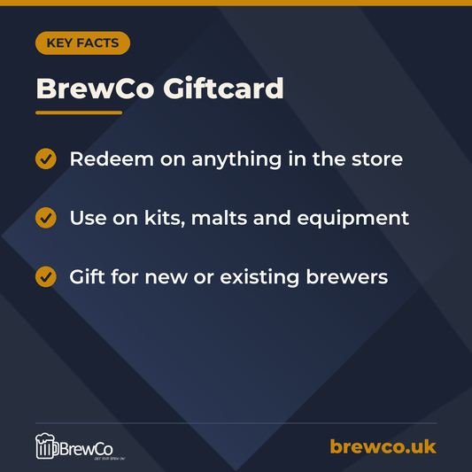 BrewCo Giftcard – key facts