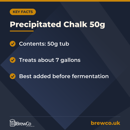 Precipitated Chalk 50g – key facts