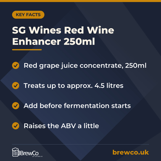 SG Wines Red Wine Enhancer 250ml – key facts