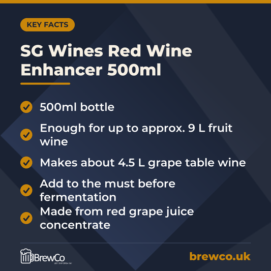 SG Wines Red Wine Enhancer 500ml – key facts