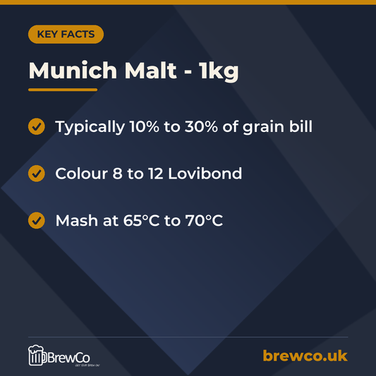 Munich Malt - 1kg – key facts