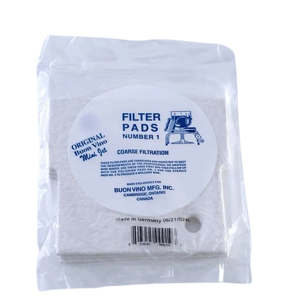 Buon Vino Mini Jet Coarse Filter Pads No1 - Pack Of 3 – main product photo