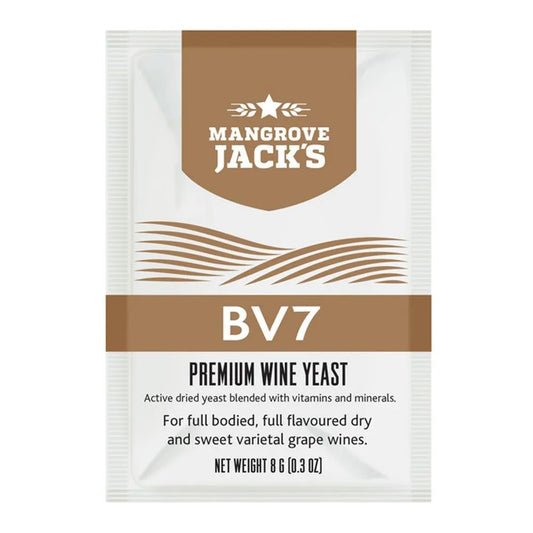 Mangrove Jack's Wine Yeast - BV7 BBE 08/24