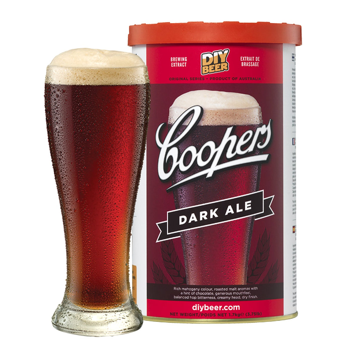 Coopers DIY Dark Ale Home Brew Kit – main product photo
