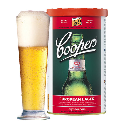 Coopers DIY European Lager Home Brew Kit – main product photo