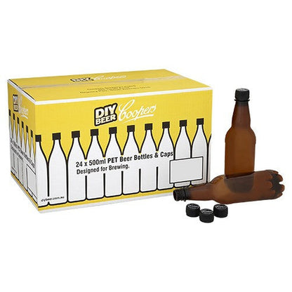Coopers PET Beer Bottles and Caps (24 x 500ml) – main product photo