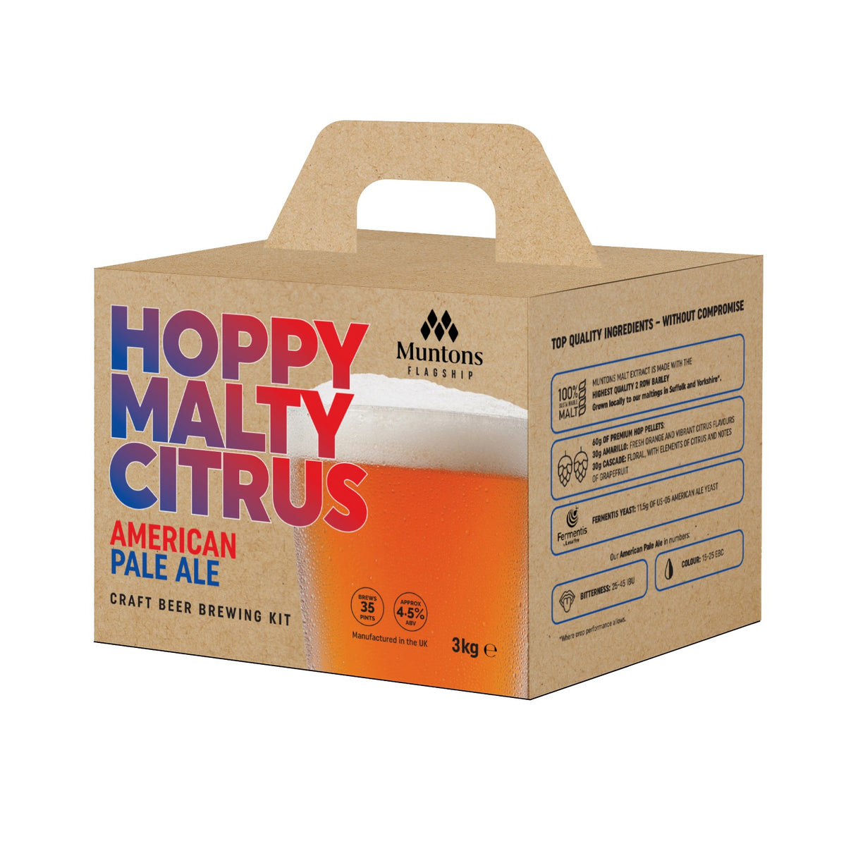Muntons Flagship American Pale Ale Home Brew Kit – main product photo
